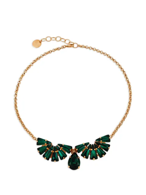 Anton Heunis crystal-embellished necklace Gold 75233