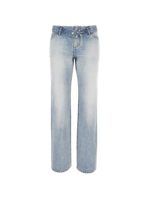 Alexander McQueen faded-effect jeans Blue 873999QMAD3