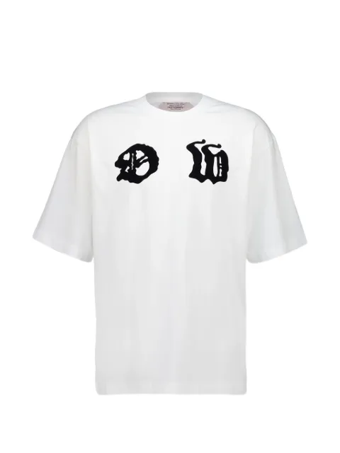 Off-White Arrows-print logo-patch t-shirt White 44MAA120Z26J001110