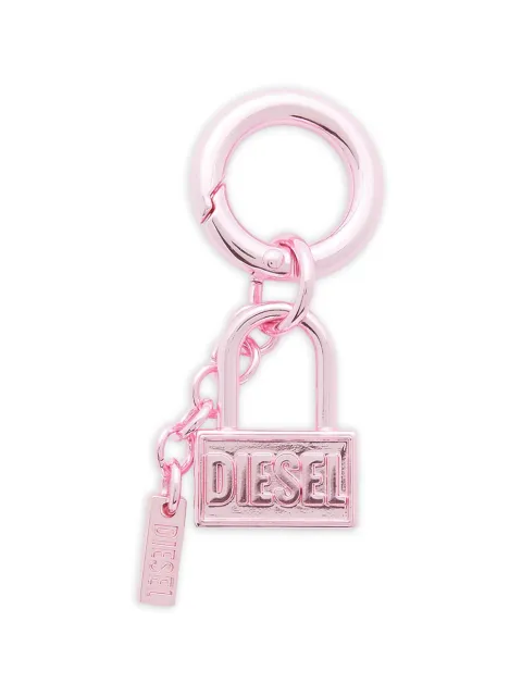 Diesel metal keyring charm with padlock design Pink X10809P9137