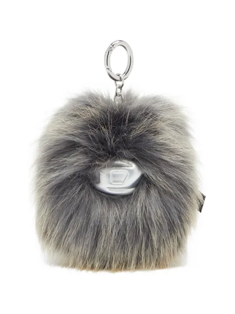 Diesel furry charm with pendant Grey X10803P9135