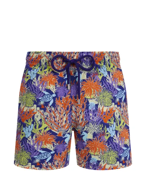 Vilebrequin aquatic-print swim shorts Blue MSOEF123