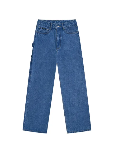 GOSHA RUBCHINSKIY utility denim pocket straight-leg jeans Blue JNS0301MEDIUM