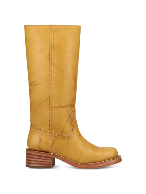 Frye Campus leather boots Yellow 3477050BAN
