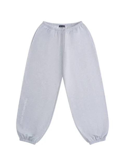 GOSHA RUBCHINSKIY logo-print track pants Grey SWP0501GREYMELANGE