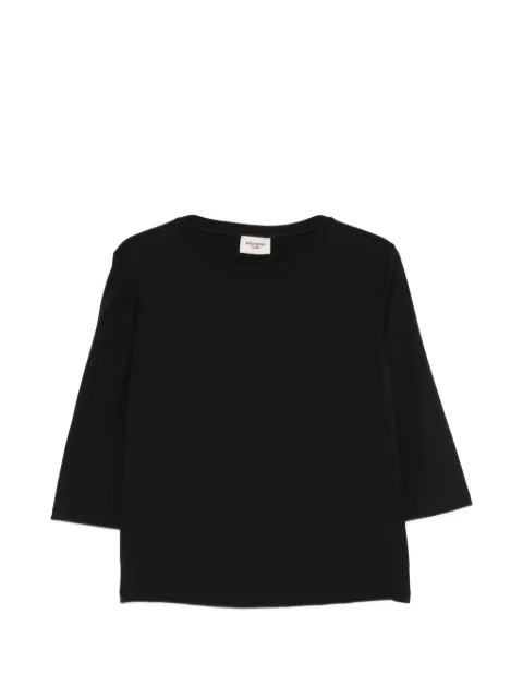 Weekend Max Mara Multia boat-neck three-quarter-sleeve T-shirt Black 2625946021