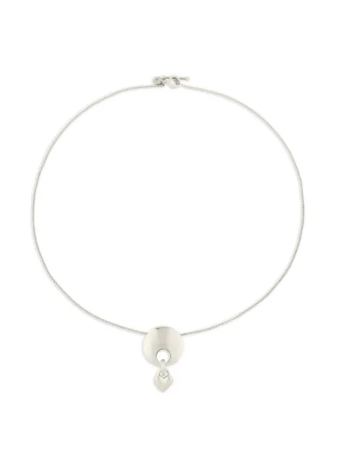 Philippe Audibert Garlow heart-pendant necklace Silver 57376