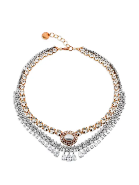 Anton Heunis crystal-embellished necklace Gold 73209