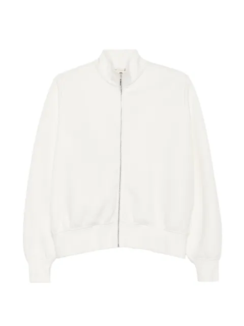 Max Mara zip-up high-neck sweater White 2626926037