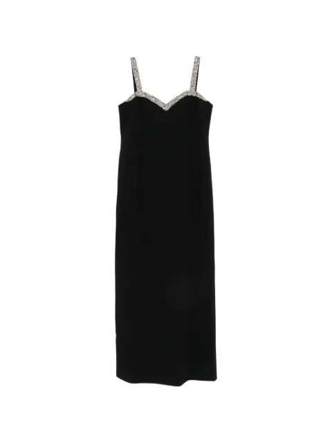 Marina Rinaldi Marmo crystal-embellished sleeveless maxi dress Black 2627226216600