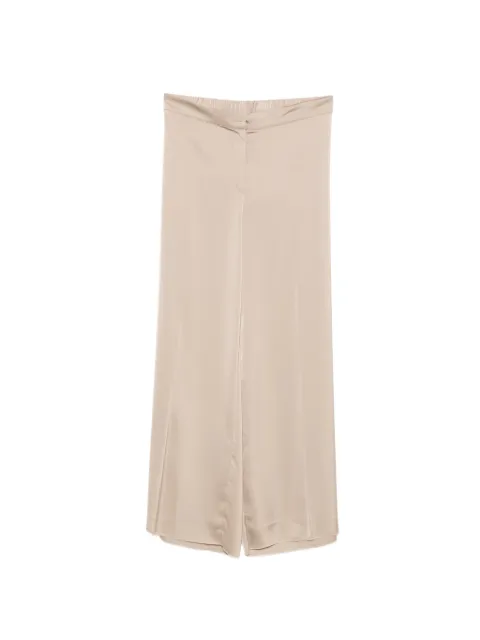 Marina Rinaldi Tiglio satin-finish palazzo pants Neutrals 2623136151600