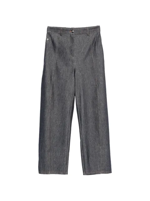 Max Mara Bevanda contrast-stitch jeans Blue 2626786027