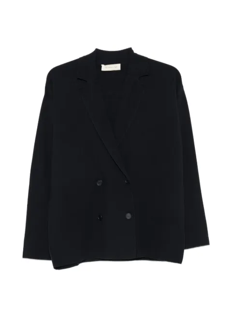 Max Mara Loncia double-breasted notched-lapel jacket Blue 2626316017