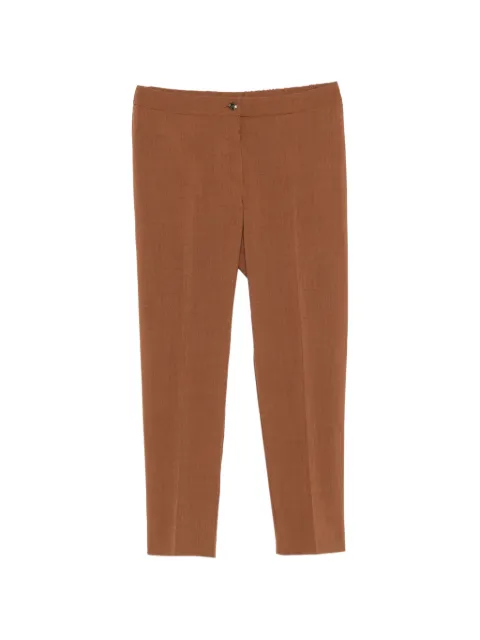 Marina Rinaldi Pmragi button-fastening trousers Brown 26231361716000