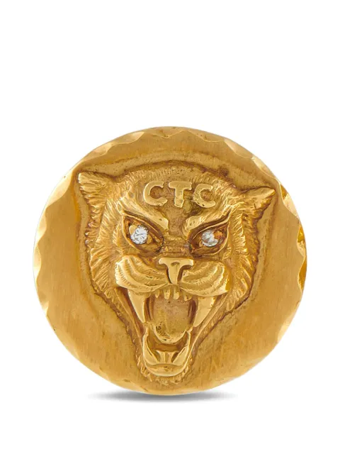 Van Cleef & Arpels 18k yellow gold and diamond panther cufflinks Gold 5213