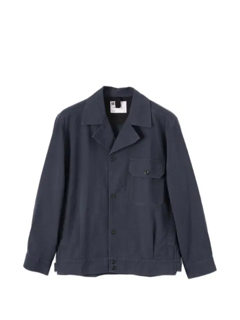 Margaret Howell MHL. Utility herringbone jacket Blue MHJK0514S26MPKINK00