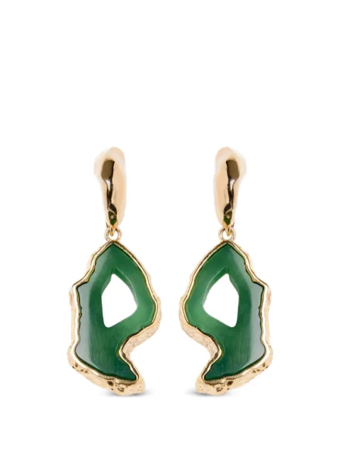 ERDEM stone-pendant drop earrings Gold AW26JE6500083021