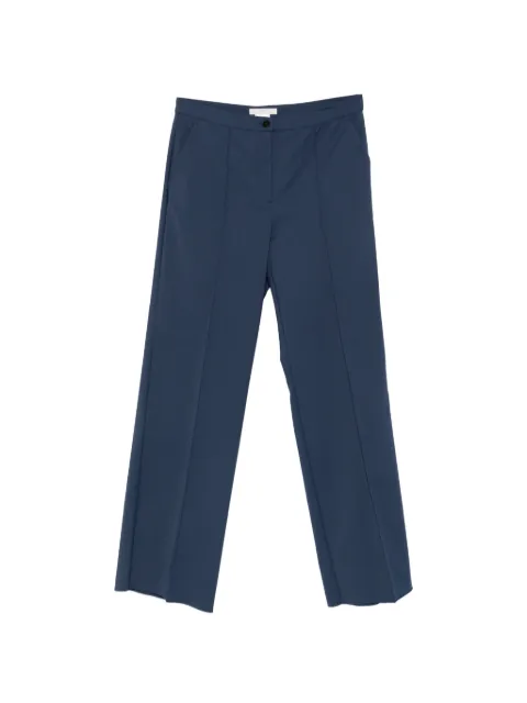 Marina Rinaldi Piroghe pressed-crease straight-leg trousers Blue 2627136131600