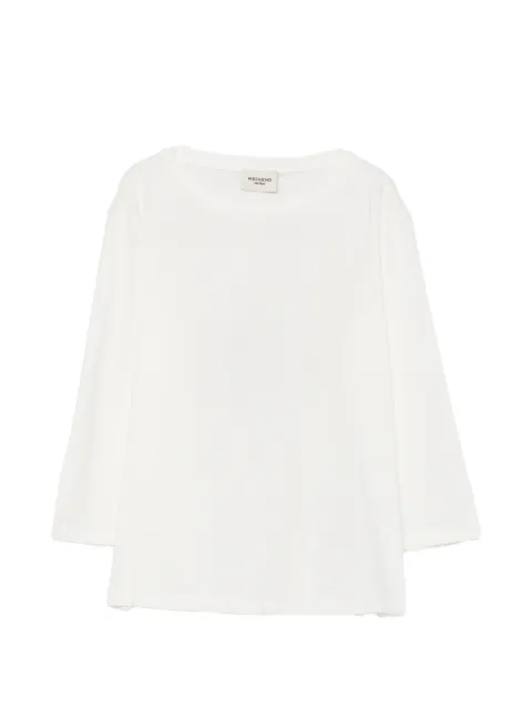 Weekend Max Mara boat-neck three-quarter-sleeve top Black 2625946021600001