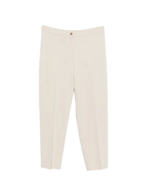 Marina Rinaldi button-fastening straight-leg trousers Neutrals PMRCOCCO2623786131600