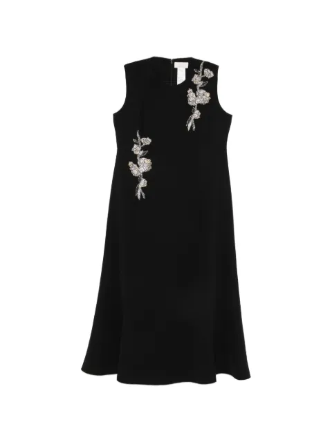 Marina Rinaldi Feluca crystal-embellished sleeveless maxi dress Black 2627226056600
