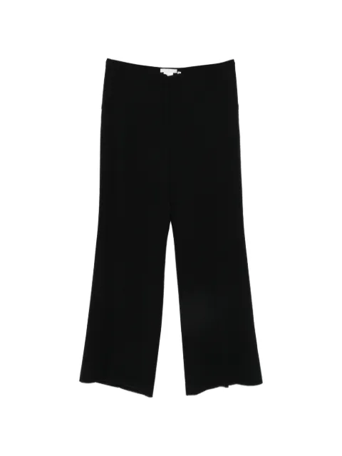 Marina Rinaldi Pontile pressed-crease flared trousers Black 2627136076600