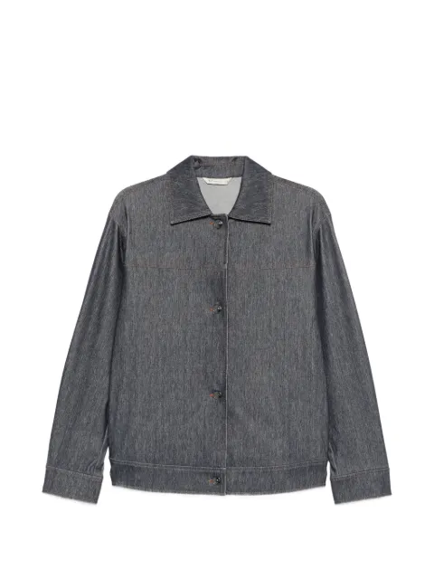 Max Mara contrast-stitch denim jacket Blue 2626916037600