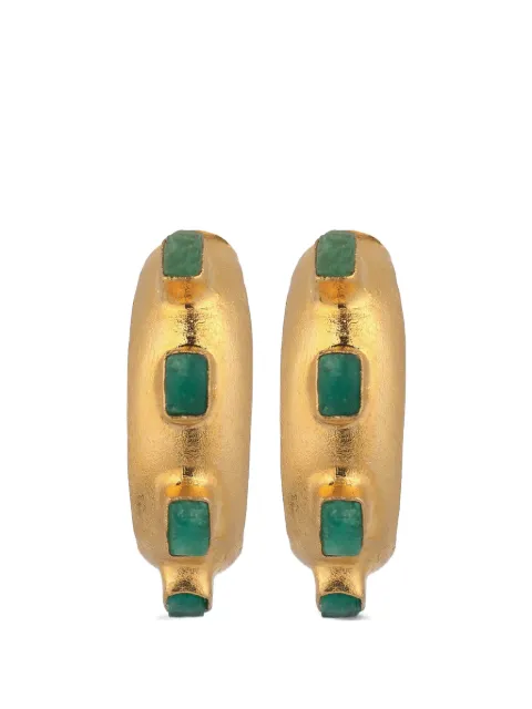 FENOMENA Havana Glow hoop earrings Gold DN006