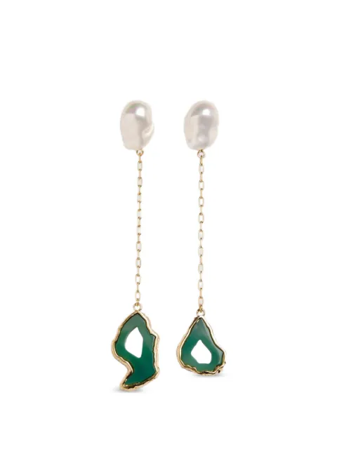 ERDEM stone-drop earrings Gold AW26JE6300083021