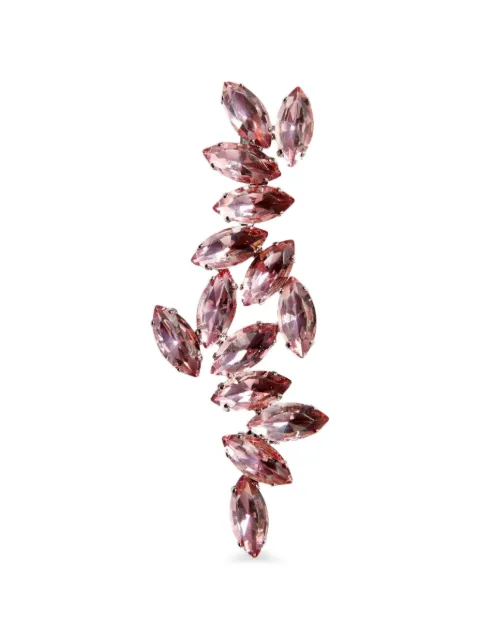 ERDEM crystal-embellished brooch Silver AW26JE6000035032