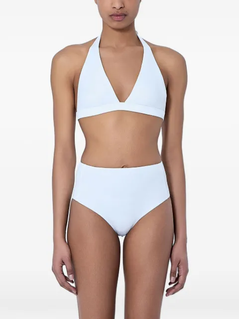 Max Mara halter-neck elasticated-underband bra White 6821196906