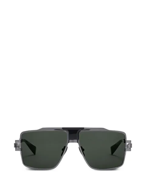 Balmain Eyewear geometric-frame sunglasses Grey BPS201