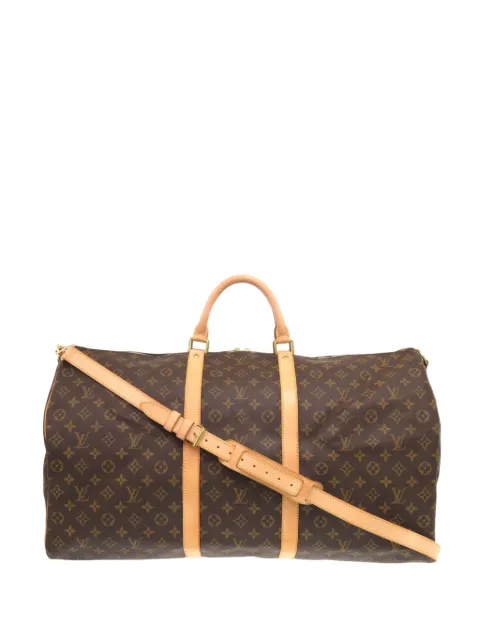 Louis Vuitton Pre-Owned 2002 Monogram Keepall Bandouliere 60 travel bag Brown VYPSR3FQWL3WUHMO