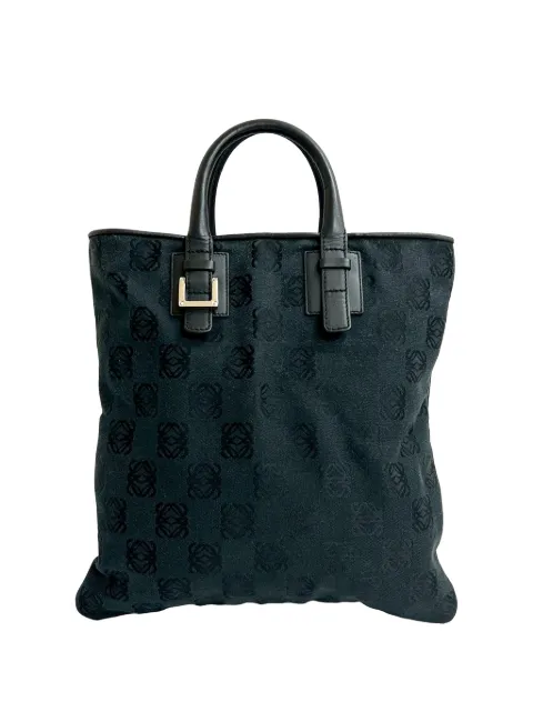Loewe Pre-Owned 2010-2026 Anagram Canvas tote bag Black CRG2JY8AWRXB7HZ5