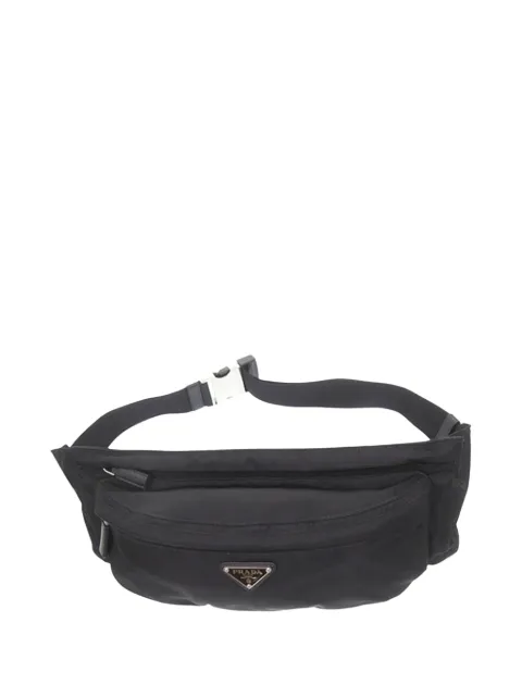 Prada Pre-Owned 2013-2025 Tessuto belt bag Black A0O5ZK6VDBLBVLKJ