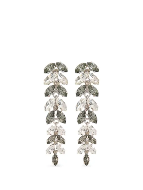 ERDEM crystal-embellished drop earrings Silver PF26JE3700038001
