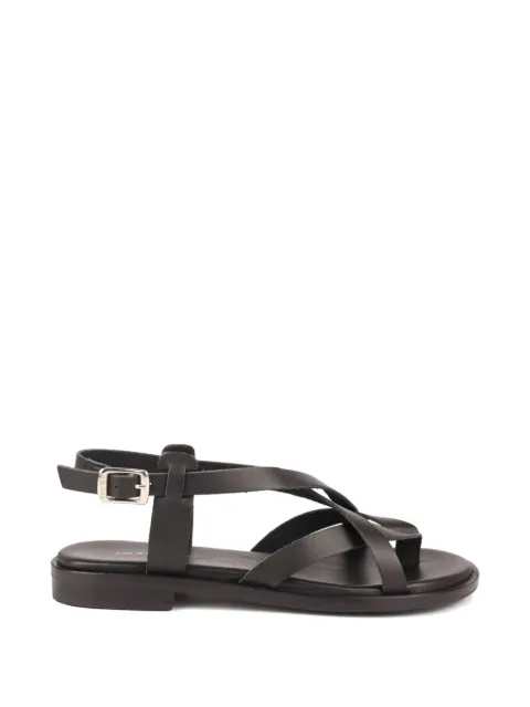 FRAU leather thong sandals Black 86M2