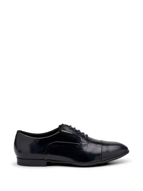 FRAU polished-leather Oxford shoes Blue 71K4