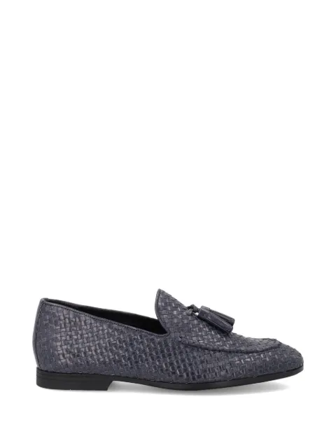 FRAU woven tassel loafers Blue 34V9