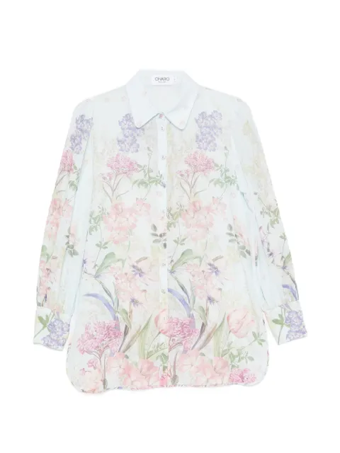 Charo Ruiz Ibiza Aster floral-print shirt Blue 266200