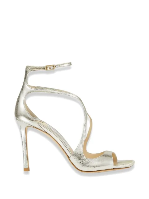 Jimmy Choo Azia strappy sandals Gold AZIA95QUIGOLD