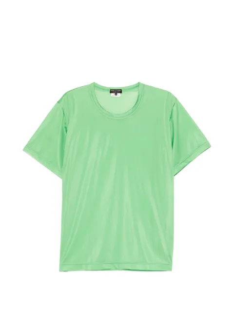 Comme des Garçons Homme Plus sheer short-sleeve T-shirt Green PQT039