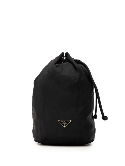 Prada Pre-Owned 2000-2013 Tessuto Drawstring pouch Black WX8BIYXDN0MMWPSA