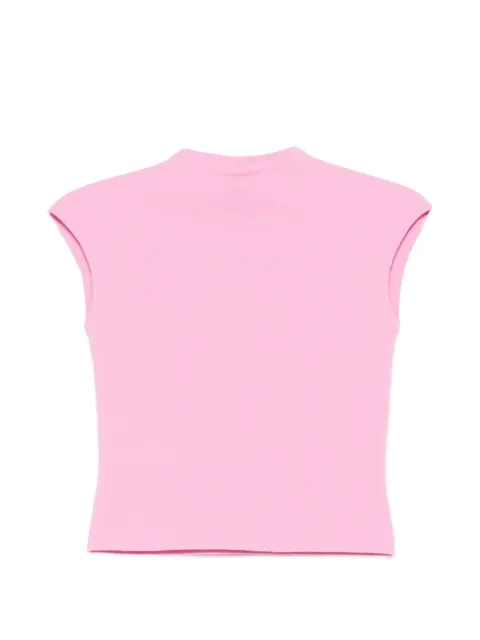 A.W.A.K.E. Mode knitted sleeveless top Pink SS26KT04VY01