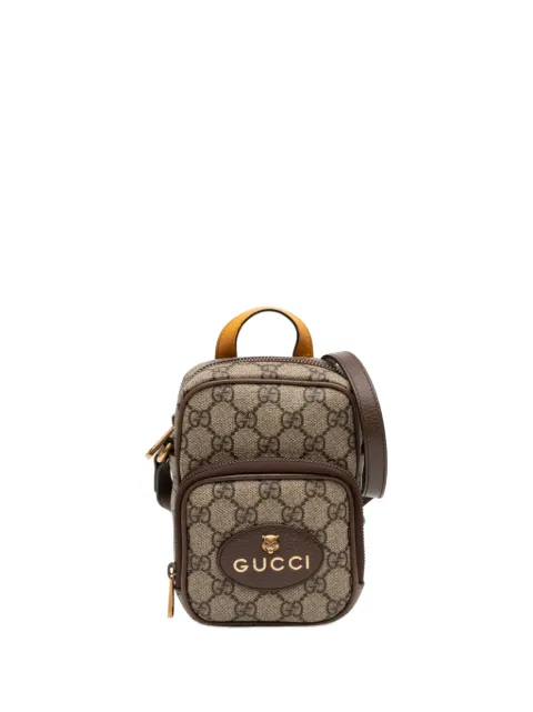 Gucci Pre-Owned 2016-2026 Mini GG Supreme Neo Vintage satchel Neutrals 80IEQ7SKH0CUO6Z4