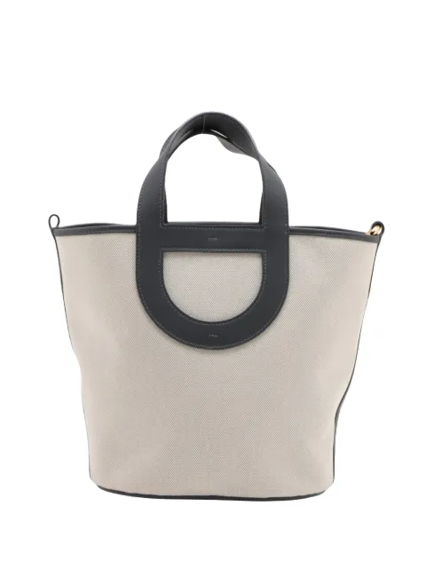 Hermès Pre-Owned 2024 Toile and Swift In the Loop 23 handbag Grey RP3W2SX15M2W792V