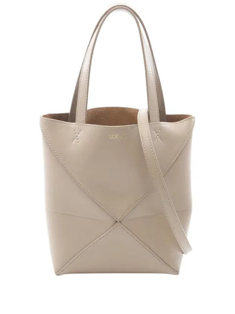Loewe Pre-Owned 2010-2026 Mini Puzzle Fold tote bag Neutrals 37LM0NUT6RIX0A8Q