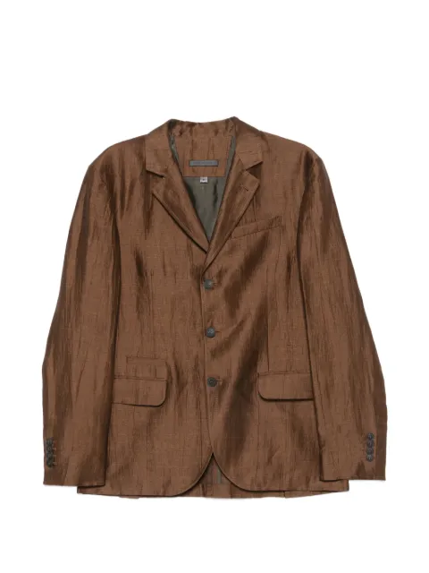 John Varvatos single-breasted blazer Brown JVS2177S26EJCC