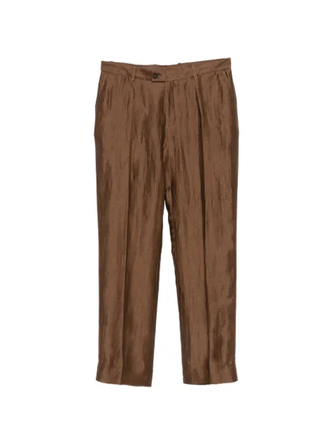 John Varvatos pressed-crease trousers Brown P529S26EJCC