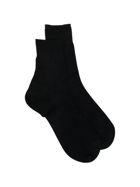 Zegna ribbed-knit socks Black N8V006850412